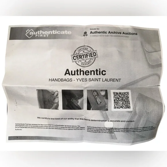 Authentic YVES SAINT LAURENT Muse Leather Shoulder Tote Bag - Picture 11 of 12